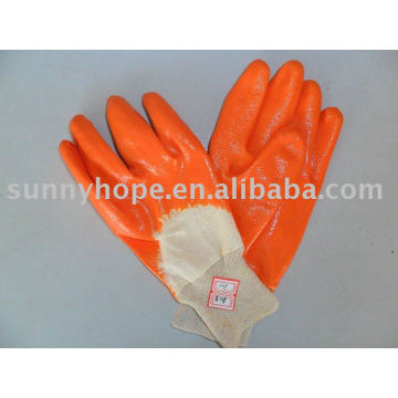 Sunny Nitril beschichteter Handschuh für Maschine, glatte Oberfläche